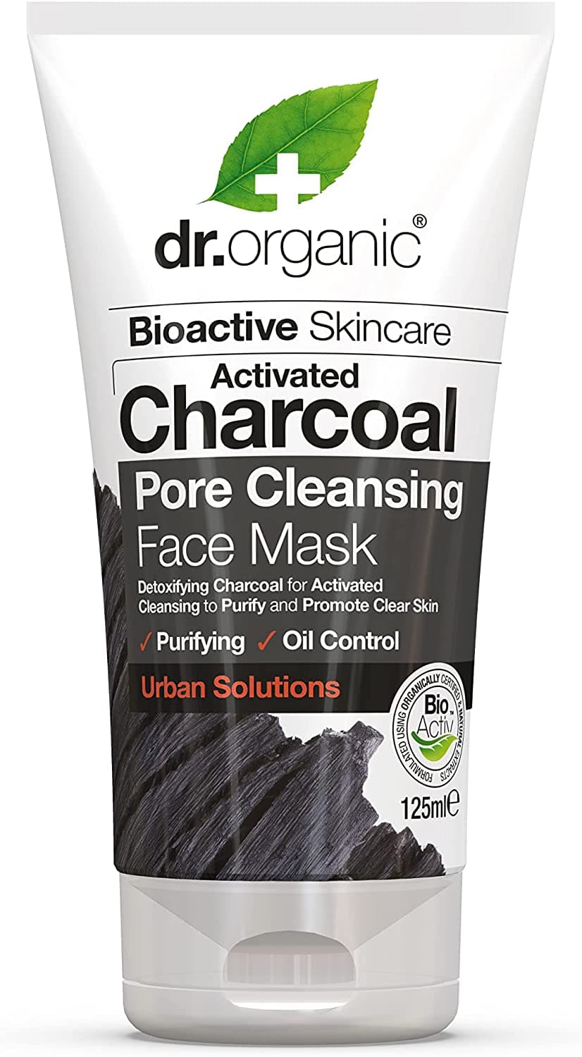 Dr. Organic Charcoal Maschera Viso Purificante al Carbone Attivo 125 ml