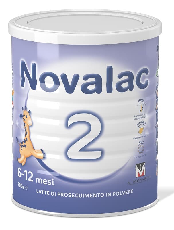 Novalac 2 Latte in Polvere Per Lattanti 6-12 Mesi 800 g