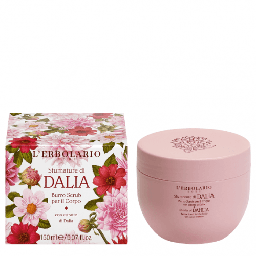 Sfumature di dalia burro scrub corpo 150 ml