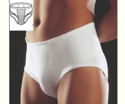 Slip uomo wellness 651 ernia medio crema 85 cm