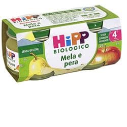 Hipp bio omog mela/pera 80g 2p