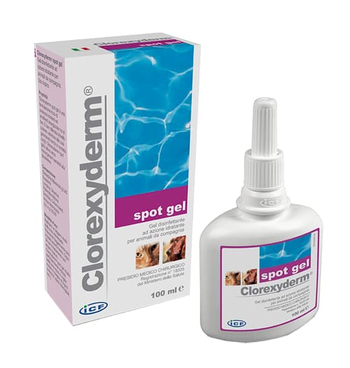Icf Clorexyderm Spot Gel Disinfettante Cani E Gatti 100 Ml