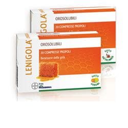 LENIGOLA OROSOLUBILI LATTE MIELE 20 COMPRESSE