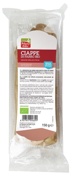 FSC CIAPPE DI FARRO SENZA LIEVITO BIOLOGICO CON OLIO DI GIRASOLE 150 G