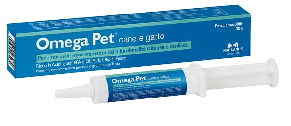 Nbf Lanes Omega Pet Pasta Integratore Di Omega 3 Cani E Gatti 30 g