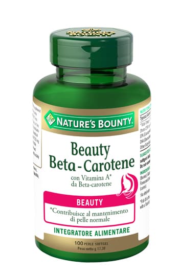 Nature's Bounty Beauty Beta Carotene Integratore per la Pelle