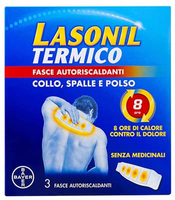 Lasonil termico collo spalle polso 3 fasce autoriscaldanti