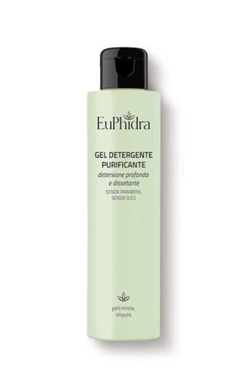Euphidra Gel Detergente Viso Purificante Pelli Impure 150 ml