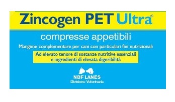 Nbf Lanes Zincogen Pet Ultra Integratore Difese Immunitarie Cani e Gatti 60 Compresse
