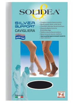 Cavigliera supporto colore nero silver misura small