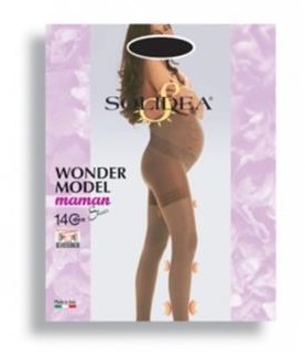 WONDER Model 140 Collant Maman Nero 4 - XL