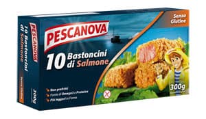Pescanova 10 bastoncini di salmone 300 g