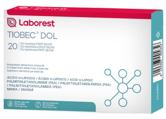 Tiobec Dol - Integratore di Acido Alfa Lipoico - 20 Compresse
