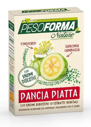 Pesoforma Nature Pancia Piatta Integratore Contro Gonfiori Addominali