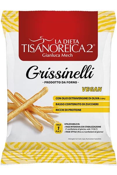 Tisanoreica Grissinelli 22 g Prodotto Dietetico da Forno