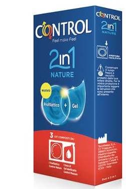 Control*2in1 Nature+lube 3pezzi