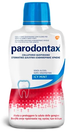 Parodontax collutorio quotidiano icy mint con fluoro 500 ml