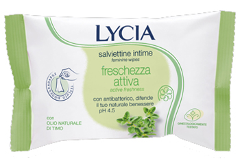 Lycia salv intime a/batt 12pz