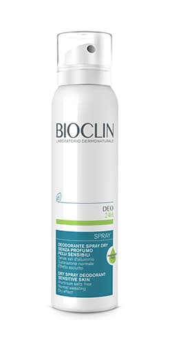 Bioclin Deo 24H Spray Dry Senza Profumo per Sudorazione Normale 150 ml