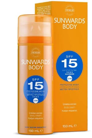 SUNWARDS BODY CREAM SPF 15 150 ML