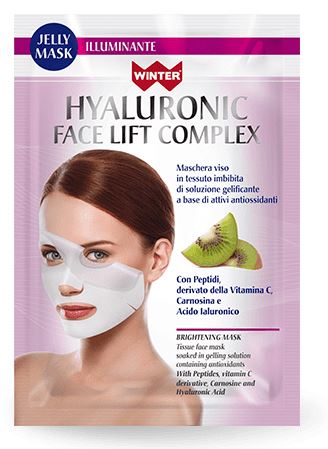 Winter Jelly Mask Illuminante Hyaluronic Face Lift Complex Maschera Viso,1 Pezzo