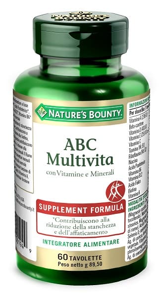Nature's Bounty Abc Multivita Integratore Multivitaminico