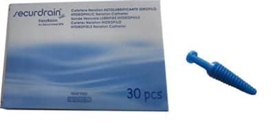 SECURDRAIN CATETERE NELATON DONNA IN PVC CH8 20 CM 30 PEZZI