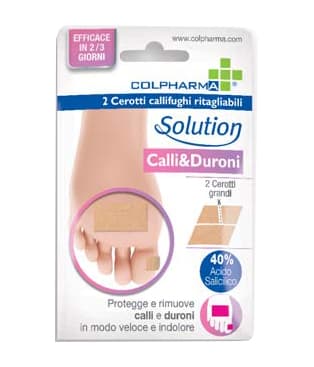 Cerotto callifugo ritagliabile calli e duroni colpharma 2 pezzi
