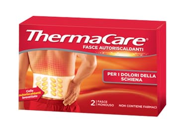 Fascia autoriscaldante a calore terapeutico thermacare schiena 2 pezzi promo