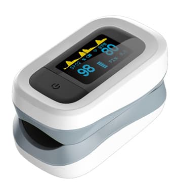 PULSOSSIMETRO FLAEM CON SCHERMO OLED RETROILLUMINATO