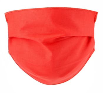 SET 2 MASCHERINA AD PAINT COTONE CORALLO LINEA ORO