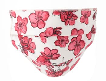 FLOWER ROSA MASCHERINA LAVABILE TRIPLO STRATO 2 PEZZI