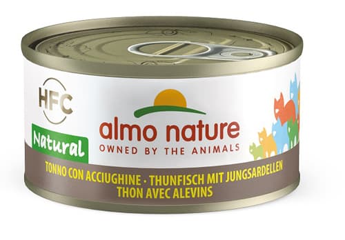 Almo Nature Tonno con bianchetti Cibo Umido per Gatti Adulti 70 g