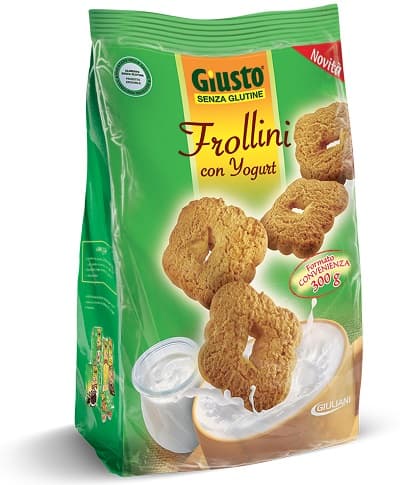 GIUSTO SENZA GLUTINE BISCOTTO FROLLINI CON YOGURT TAGLIO PREZZO -30% 300 G