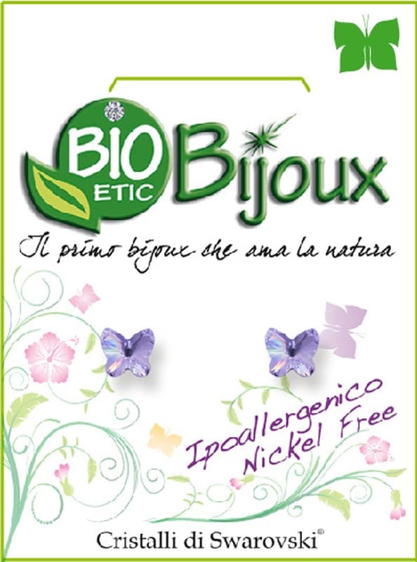 ORECCHINO FARFALLA 5MM PR LAVANDER