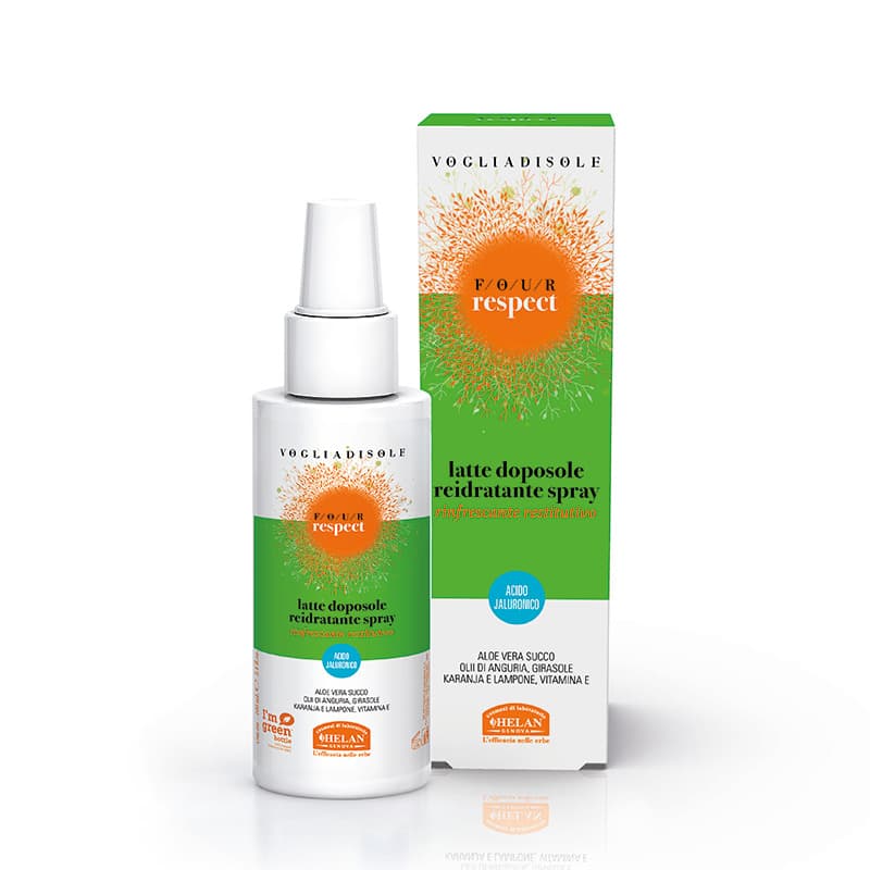 Vogliadisole four respect doposole latte spray corpo 100 ml