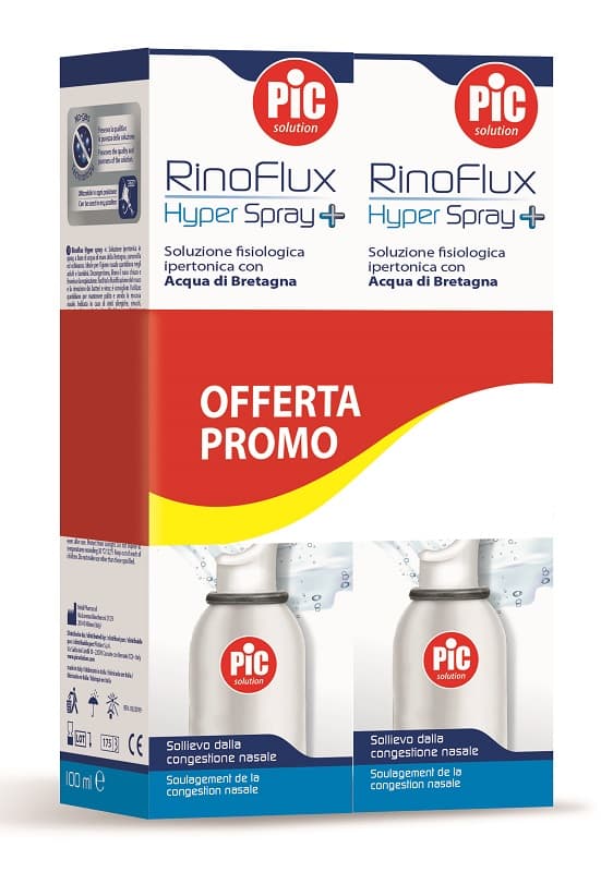 Promo rinoflux hyper+ 1+1 100 ml+100 ml