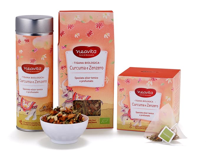 Filtroscrigno curcuma e zenzero bio 15 filtri x 3 g