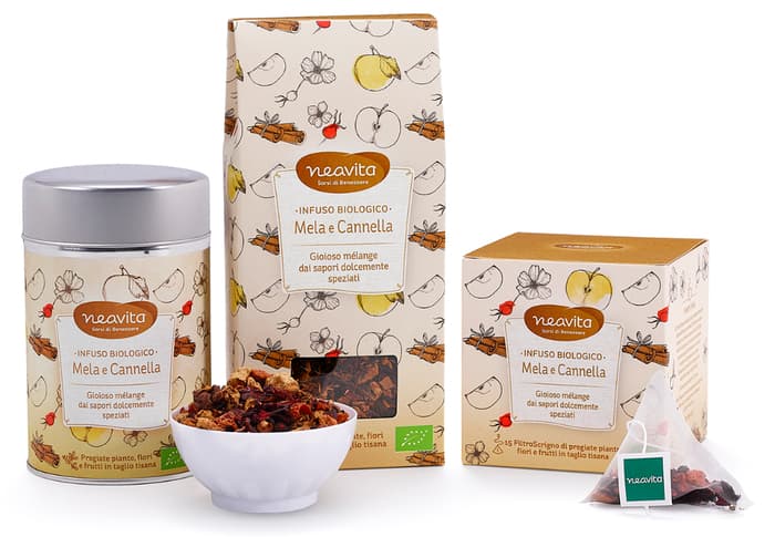 Filtroscrigno mela e cannella bio 15 filtri x 3,5 g