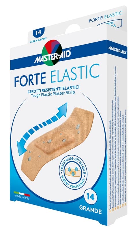 Cerotto master-aid elastic grande 14 pezzi