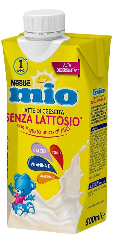 Nestle' latte mio crescita senza lattosio 500 ml