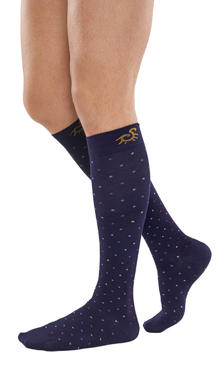 SOCKS FY Bamboo Pois Blu 3-L