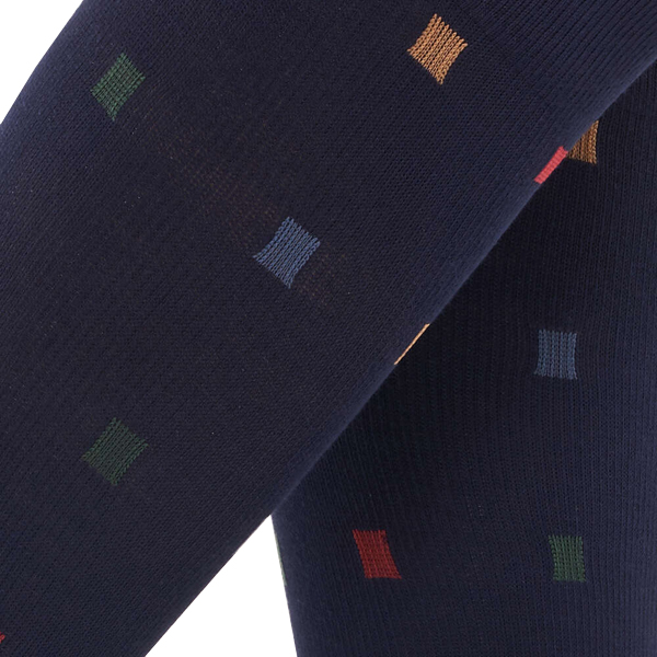 Socks For You Bamboo Square Blu Navy Xl