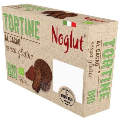 NOGLUT TORTINE AL CACAO BIO 4 X 35 G