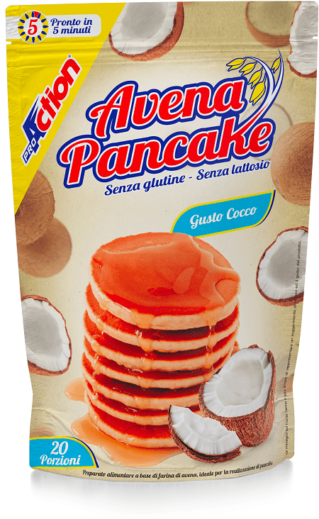 ProAction Avena Pancake Preparato Gusto Cocco 20 porzioni