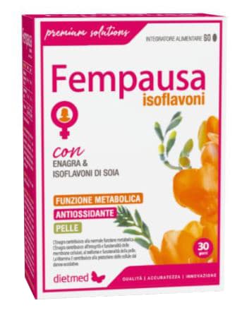 Dietmed Premium Solutions - Fempausa Isoflavoni Integratore, 60 Perle