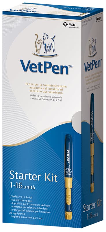 Vetpen Penna Insulina Veterinaria 16 U.I. Starter Kit