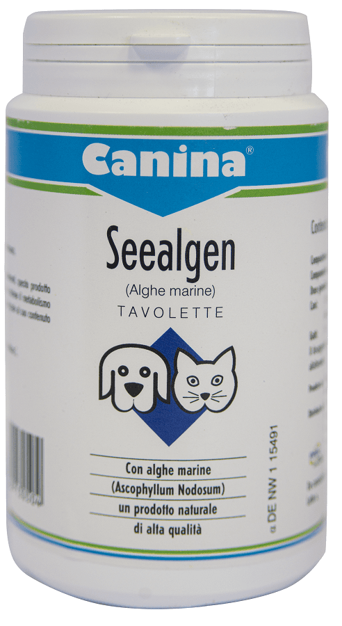 Canina Seealgen Integratore Alimentare Cani e Gatti Tavolette 225 gr