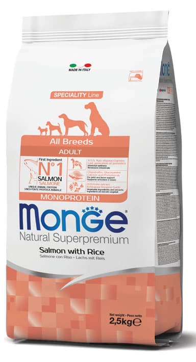 Monge all breeds adult salmone & riso 2500 g