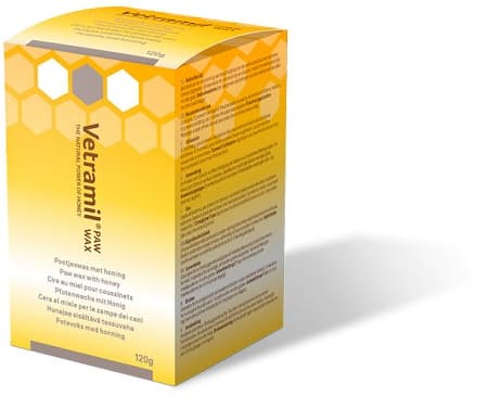 Vetramil Paw Wax Cera Protettiva Cuscinetti Plantari Uso Veterinario120 g